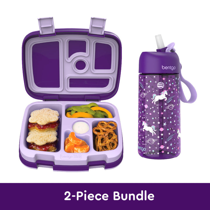 Bentgo Kids Prints Lunch Box & Water Bottle E7