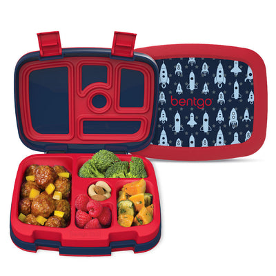 Bentgo Kids Prints Lunch Box (2-Pack) - Space Rockets