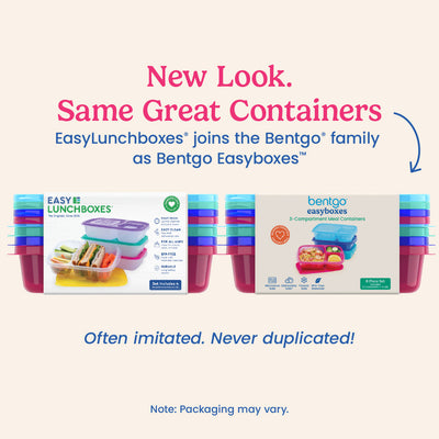 Bentgo Easyboxes 3-Compartment Food Containers 8-Piece Set