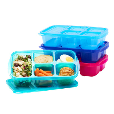 Bentgo Easyboxes 5-Compartment Food Containers 8-Piece Set - Jewel Brights