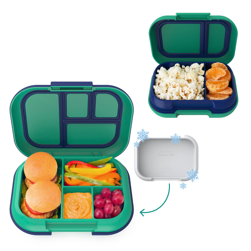 Bentgo Chill Kids Lunch & Snack Box - Green/Navy