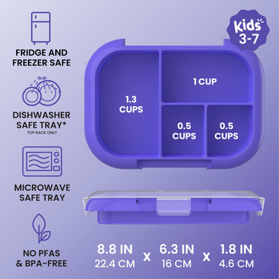 Bentgo Chill Kids Tray with Transparent Cover