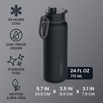 Bentgo Flip 2-in-1 Water Bottle (24 fl oz)