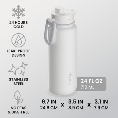 Bentgo Flip 2-in-1 Water Bottle (24 fl oz)