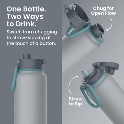 Bentgo Flip 2-in-1 Water Bottle (24 fl oz)