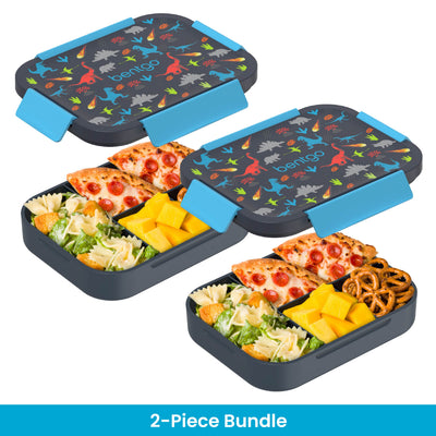 Bentgo Kids Snap & Go Lunch Box (2-Pack) - Dinosaur