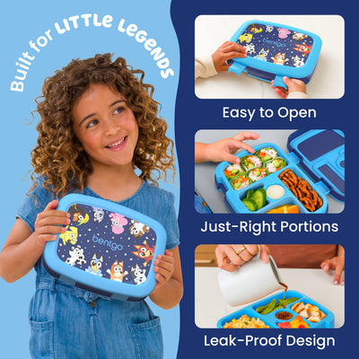 Bentgo + Bluey Kids Prints Lunch Box