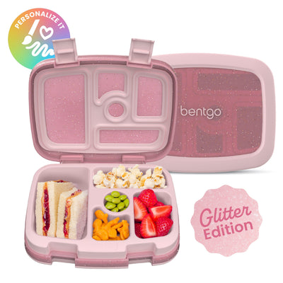 Bentgo Kids Lunch Box - Petal Pink Glitter