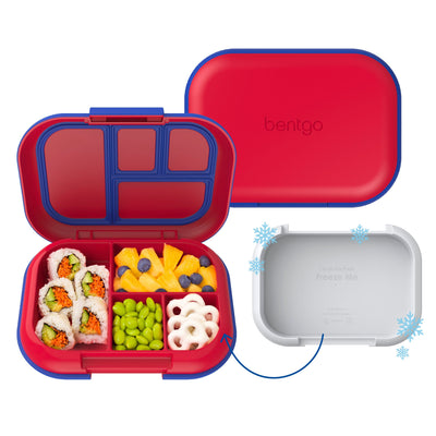 Bentgo Chill Kids Lunch Box (2-Pack) - Red/Royal