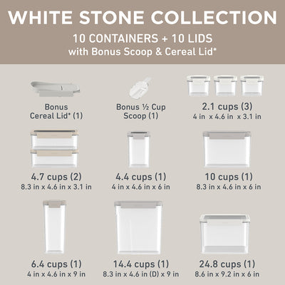 Bentgo Pantry Airtight Food Storage Containers (22-pcs)