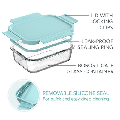 Bentgo Glass Leak-Proof Food Storage Set (12-Piece)
