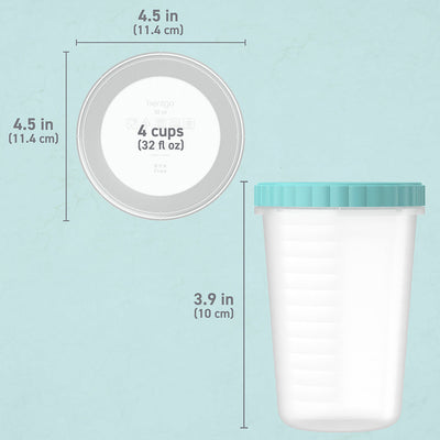 Bentgo Prep Twist-Top Fluid Ounce Containers (20-Piece)