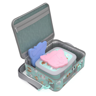 Bentgo Kids Prints Lunch Box, Lunch Bag, & Ice Packs