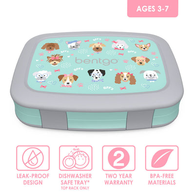 Bentgo Kids Prints Lunch Box, Lunch Bag, & Ice Packs