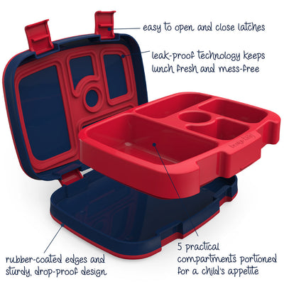 Bentgo Kids Prints Lunch Box, Lunch Bag, & Ice Packs