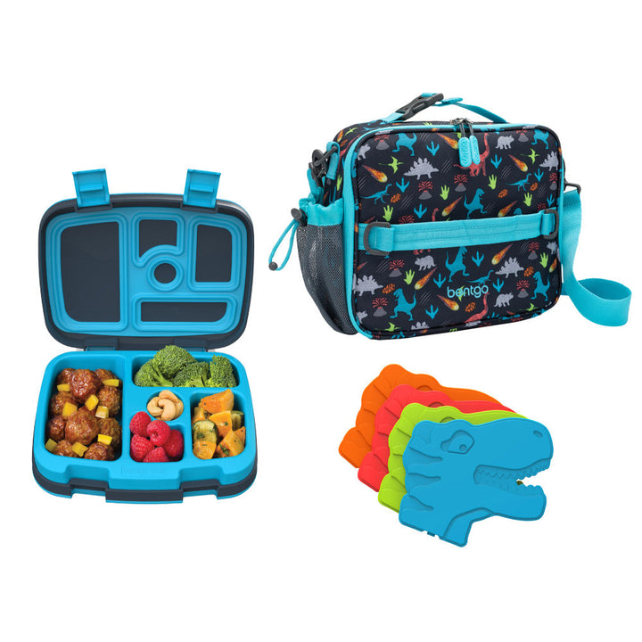 Bentgo Kids Prints Lunch Box, Lunch Bag, & Ice Packs D6
