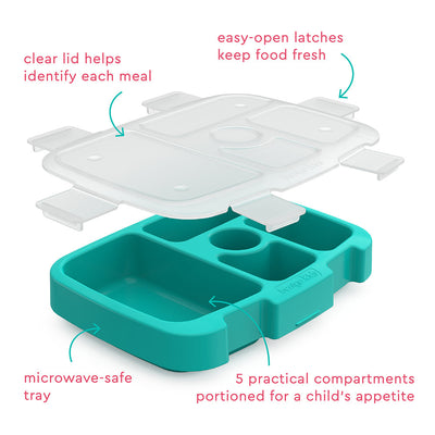 Bentgo Kids Prints Tray with Transparent Cover