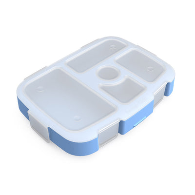 Bentgo Kids Prints Tray with Transparent Cover - Rainbows and Butterflies
