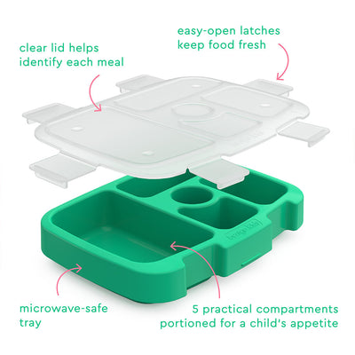 Bentgo Kids Prints Tray with Transparent Cover